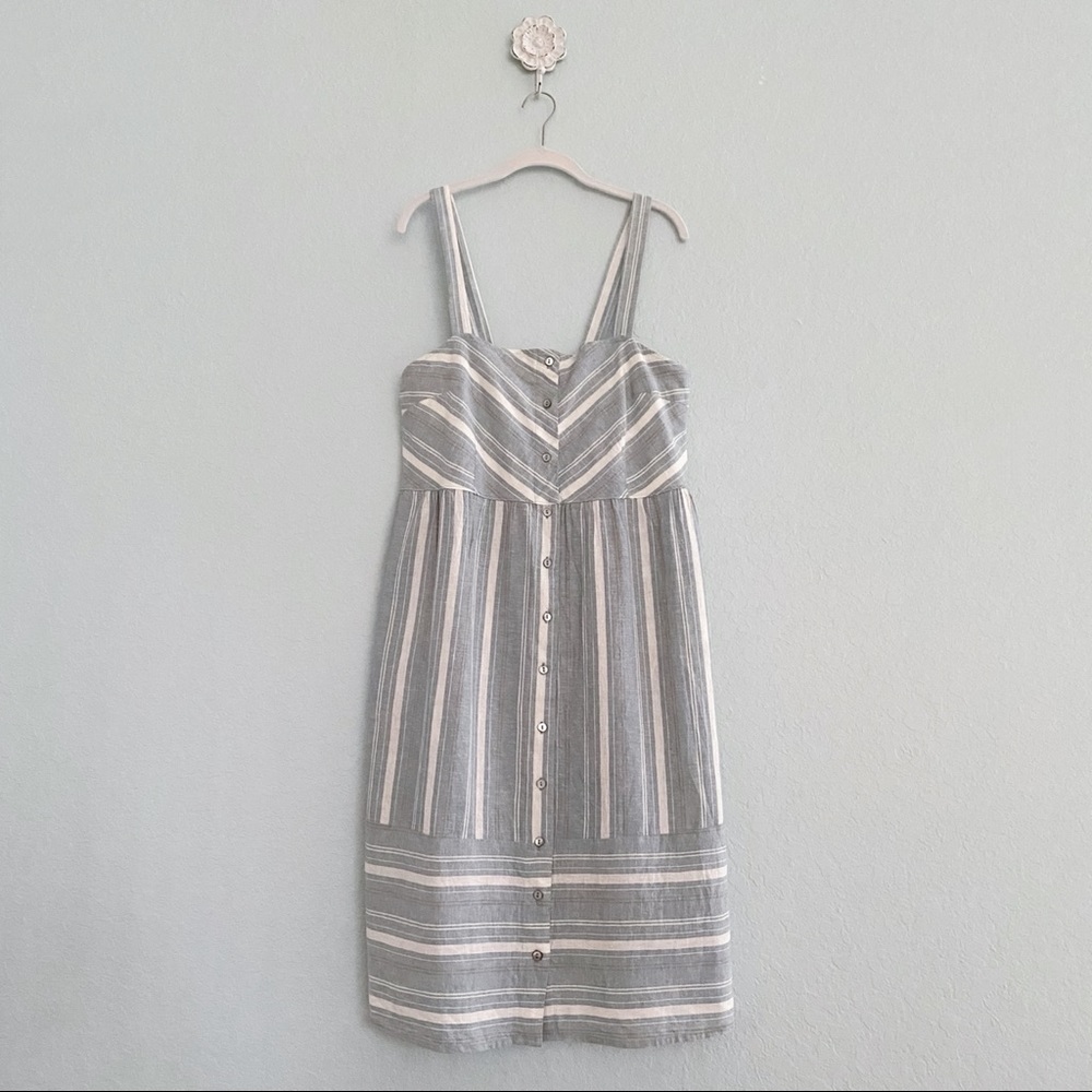 Universal Thread • Chevron and Striped Linen Dress